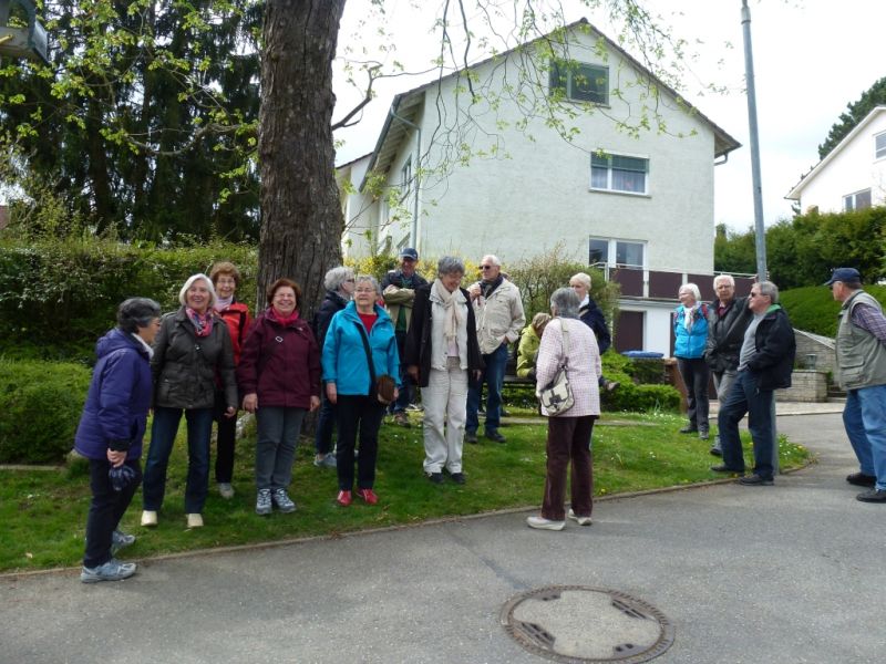 Beginn der Wanderung